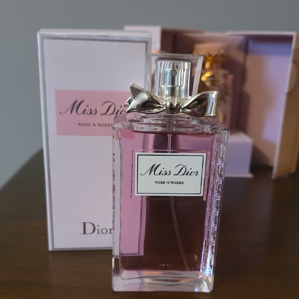 Dior Miss Dior Rose N'Roses Fragrance with Silver Bow